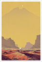 【平面设计】火星主题海报设计。 ​​​​