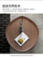 北欧风轻奢茶几桌客厅家用胡桃木色家具实木创意沙发圆异形凹凸几-淘宝网