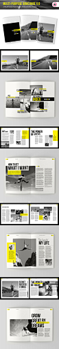 The Silhouette Brochure on Behance 设计圈 展示 设计时代网-Powered by thinkdo3