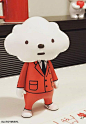 TOYSREVIL: #STGCC exclusive Cloudy Style - Mr Cloud in Red Suit from Fluffy House:  _C插画设计 #率叶插件，让花瓣网更好用#