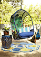 Our Peacock Swingasan® brings with it a free-spirited vibe: 