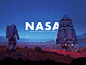 NASA视差动画cosmo宇宙宇航员网页设计网站蓝色空间动画视差美国国家航空航天局