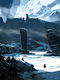 The Wall, sparth . : Tribute to Game of Throne by J. RR. Martin.
personal work. 2013