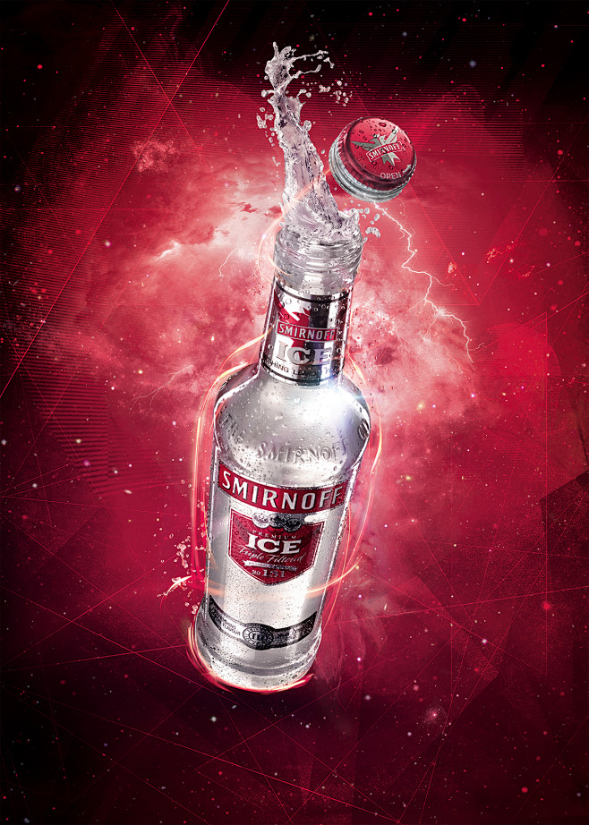 Smirnoof Ice Print A...