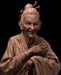 old woman, YUE ZHOU : old woman by YUE ZHOU on ArtStation.