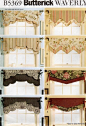 Image detail for -WAVERLY Reversible Valance SEW PATTERN Window Curtain | eBay: 