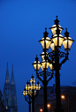 路灯，维也纳，奥地利
Street Lamps, Vienna, Austria

 