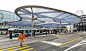 Vehovar & Jauslin Architektur AG, Bus Station Roof and Train Station Forecourt, Aarau, Switzerland #station