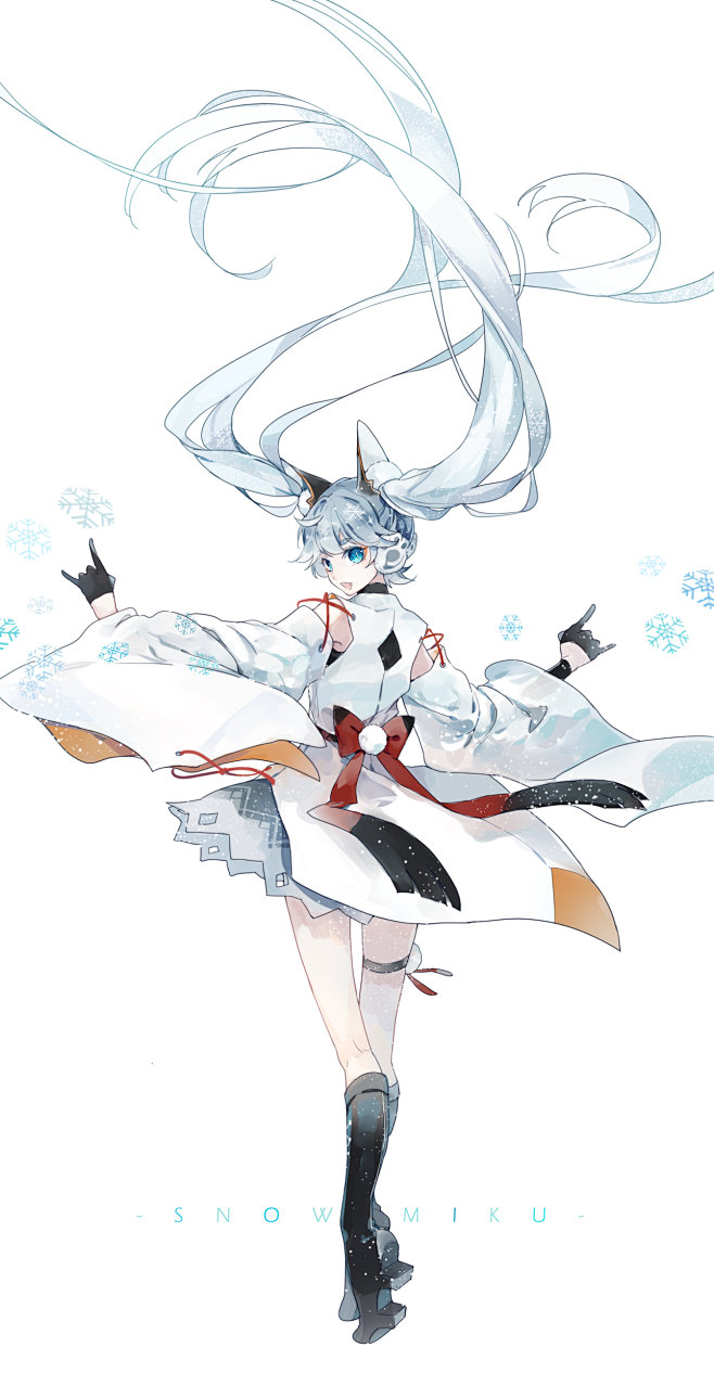 ~SNOW MIKU·snow fox ...