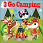 3 Go Camping------------------Olive May Green : Three friends embark on a camping trip in their old camper van. However, the trip soon transforms into a voyage of discovery and learning as they travel all the way around the world.