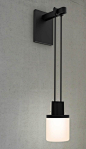 Suspenders Mini Single Wall Light by SONNEMAN - A Way of Light