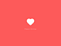 Press L for ❤️ particles heart favorite animation gif button like prototype interactive processing ui ux