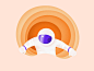 Spaceman From Mars color drawing brush gradient digital shadow vector photoshop illustrator texture graphic view planet spaceman mars space design