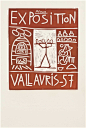 Exposition Vallauris 1957 (Bloch 1277; Baer 1044)