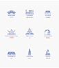 Free Icon / Ancient Architecture of China on Behance