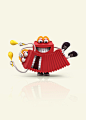 PRINT  HAPPY MEAL : CG print for the now famous Happy meal design from Mc donald's. asia erupe and usa campaign