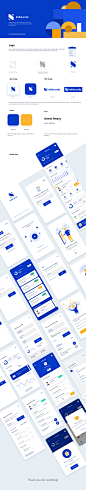 Fintech App  Concept Un Official Rebranding & UI Kit. : New look for one of the fastest growing fin-tech startups in India.New refreshing logo & New look for the app. 