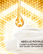 The power of honey, concentrated in a duo of formulas with 93% naturally-derived ingredients*.
New Abeille Royale Clarify & Repair Crème: the softness of a cream meets the freshness of a gel, refining skin’s texture and visibly reducing dark spots and