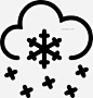 雪花#雪#天气#天气预报#符号#雨雪混合#云#雨#风暴#暴风雪#风#线#黑白