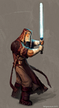 Jedi Character Design , Johannes Helgeson : Made for the Character-Design Challenge on Facebook. Theme was Jedi/Sith. Cheers!