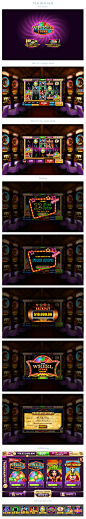 "Wheel strike" slot: UI & dialogs : Preloader, buttons panel, dialogs and the lobby icon created for the "Wheel strike" slot machine.