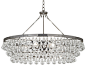 Bling Chandelier, Polished Nickel contemporary-chandeliers