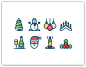 11 Jolly Christmas-themed Icon Sets - The Iconfinder Blog : Get inspired and spice up your Christmas campaigns with new top-notch icons from Iconfinder.