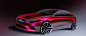 Mercedes-Benz design philosophy of Sensual Purity: Design sketch 2018 A-Class W 177