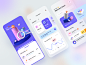 Blurr Series - Creator Dashboard dashboard card blur gradient gradient bar progress chart clean 3d illustration illustration 3d simple minimal blur app mobile ux design ui design ux ui