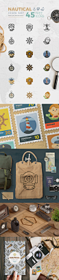 Dribbble presentation nautical