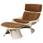 Meteor Lounge Chair and Ottoman by Steen Ostergaard for Cado
