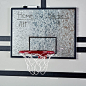 Galvanized Basketball Hoop And Dry-Erase Board