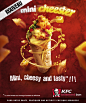 KFC - Mini twister Cheese : Key visual for Publicis