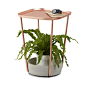 Umbra - Tavalo Side Table - Concrete/Copper