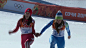 Tina Maze and Dominique Gisin tied shared the gold medal