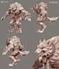 Varag, Philemon Belhomme : This is Varag, wild wolfman, the fourth one of the Heroes team on Darksburg!
Still done under the Art direction of Jeremy Vitry with his splendid artworks! 
https://www.artstation.com/artwork/W22a12
Rigging / Trailer Animations 