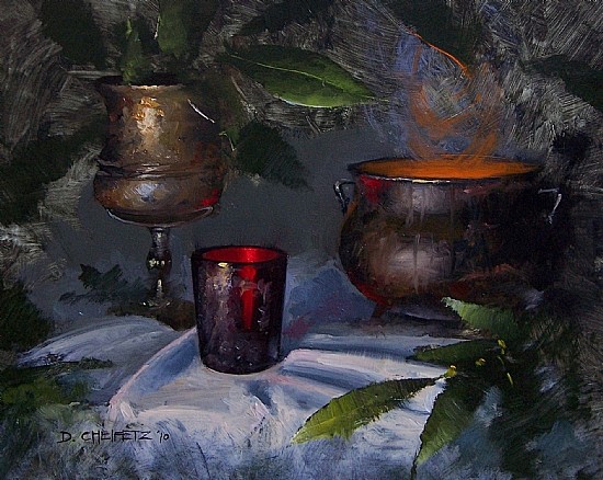 David Cheifetz 油画静物 ...