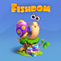Easter event, Irina_Poddubnaya : There is my part of the work for Fishdom mobile game. Easter event.