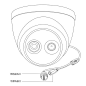 大华网络红外摄像头 网络监控摄像机100万高清 DH-IPC-HDW1025C