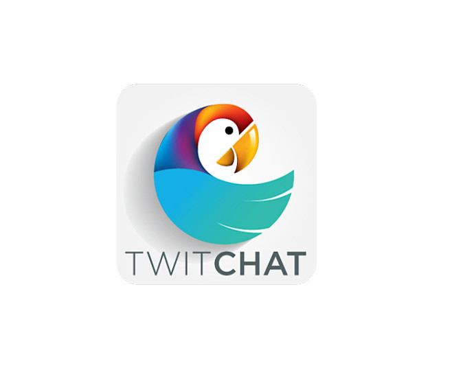 TWTCHAT app. logo ic...