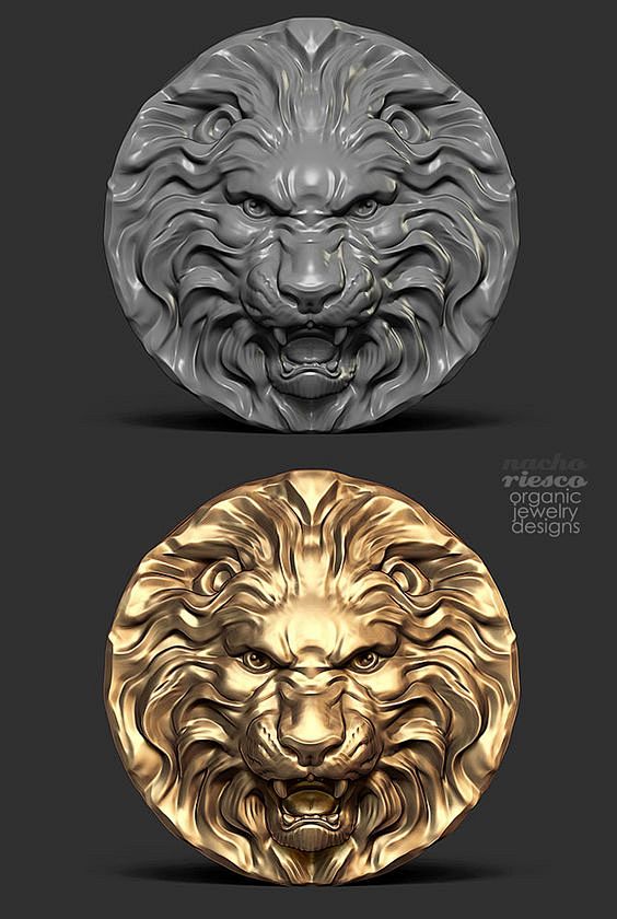 #3d #Printed #Lion D...