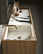 marble sink: 