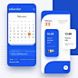  Blue blue blue my favourite!! | Follow @uibucket for daily UX-UI inspirations - An awesome #dribbble shot by J.Fong …