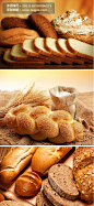 小麦面包高清图片素材