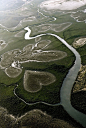 The heart shaped swamp of Lifou Island, New Caledonia