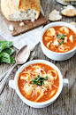 Creamy Tomato Tortellini Soup