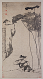 清 朱耷《荷凫图》，48.5×115.0cm。弗利尔美术馆藏。 