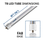 Hyperikon T8/T10/T12 LED Light Tube, Crystal White Glow - - Amazon.com