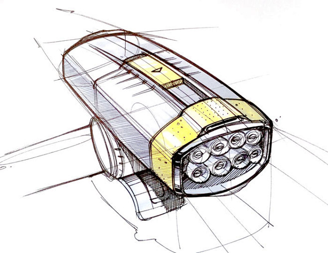 Sketch of a bike lig...