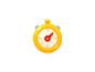 GUI Kit Yellow Kids Icon Time